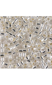 Miyuki delica beads 8/0 - Silver lined crystal DBL-41